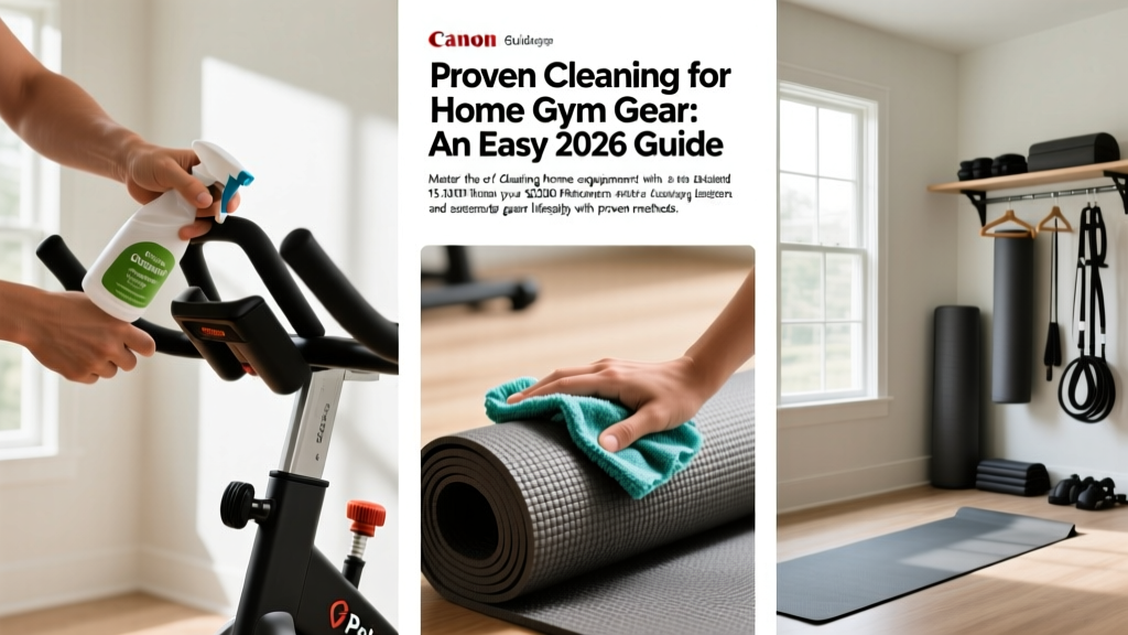 Proven Cleaning for Home Gym Gear: An Easy 2026 Guide