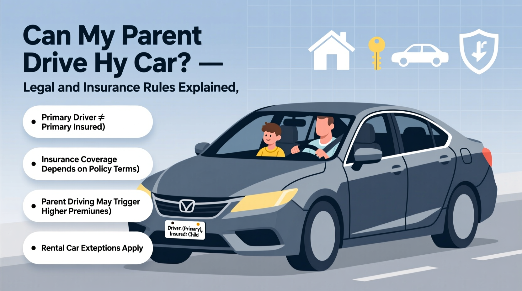 can my parent drive my car