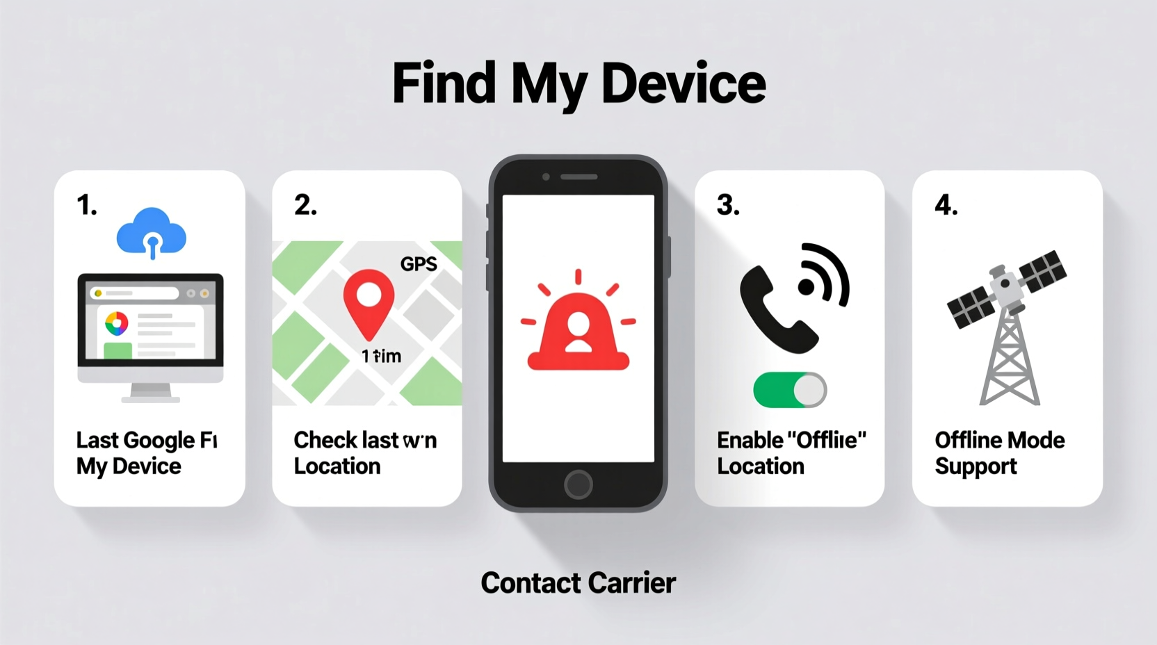 how to find lost android phone when offline or turned off