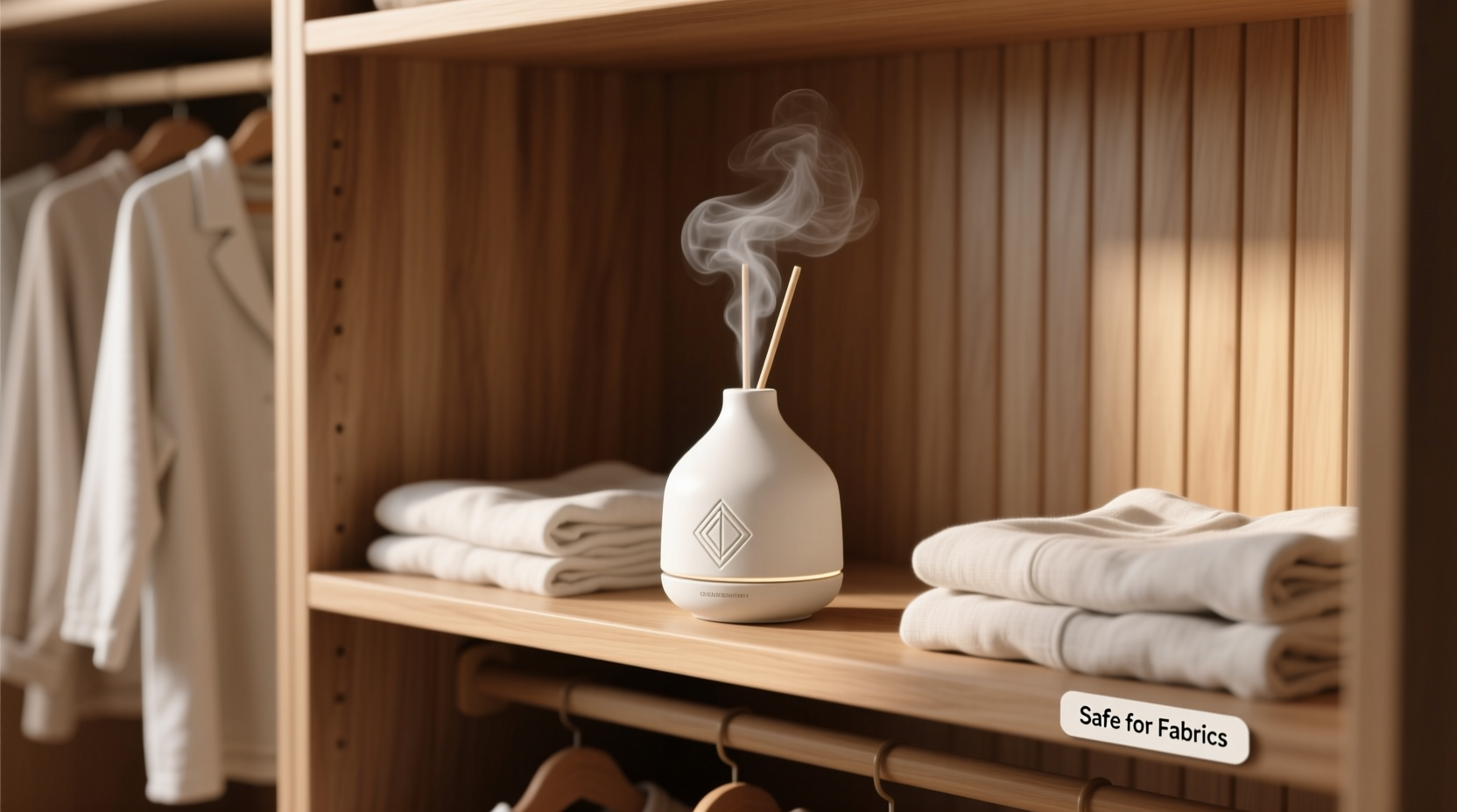 closet scent diffuser safety for delicate fabrics