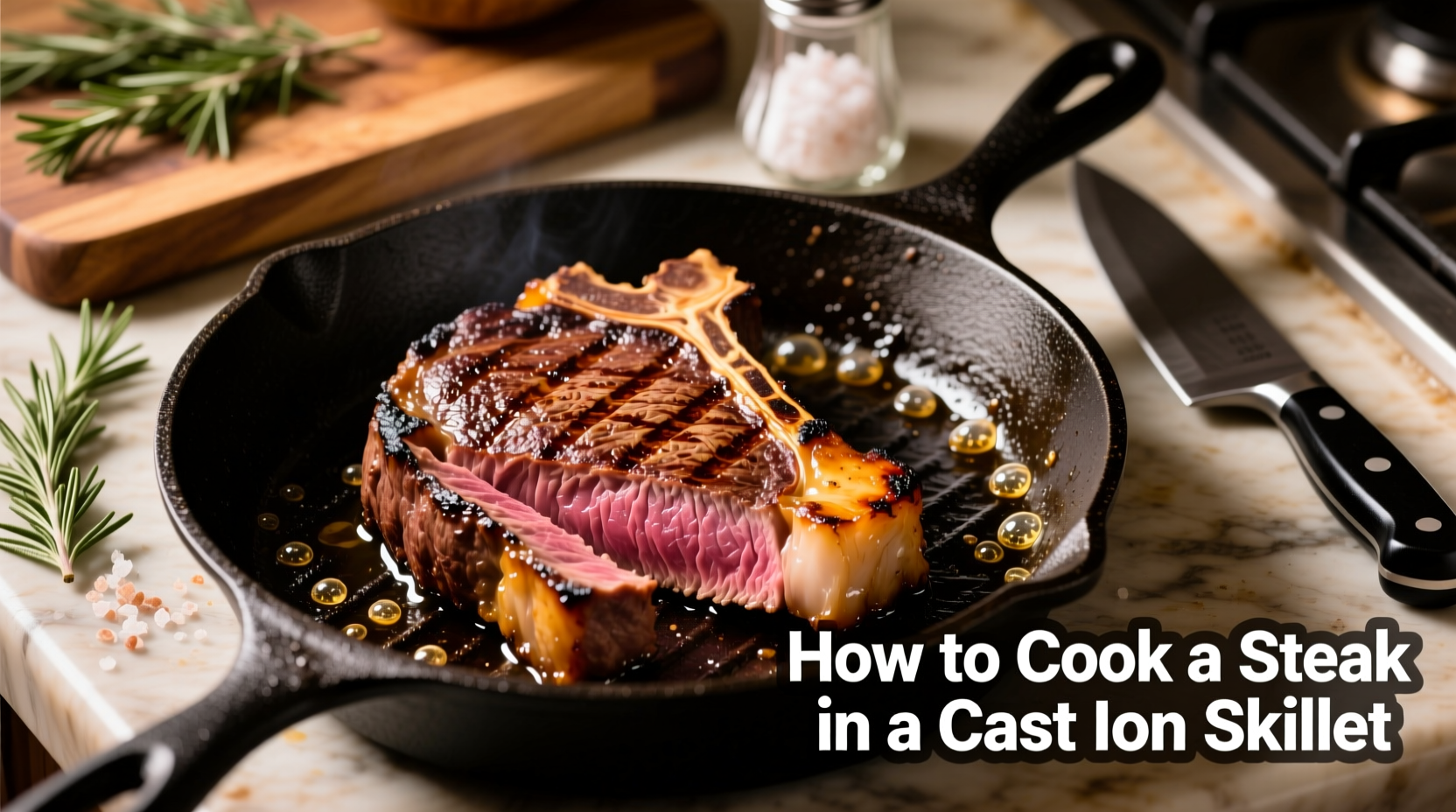 how to cook a steak cast iron