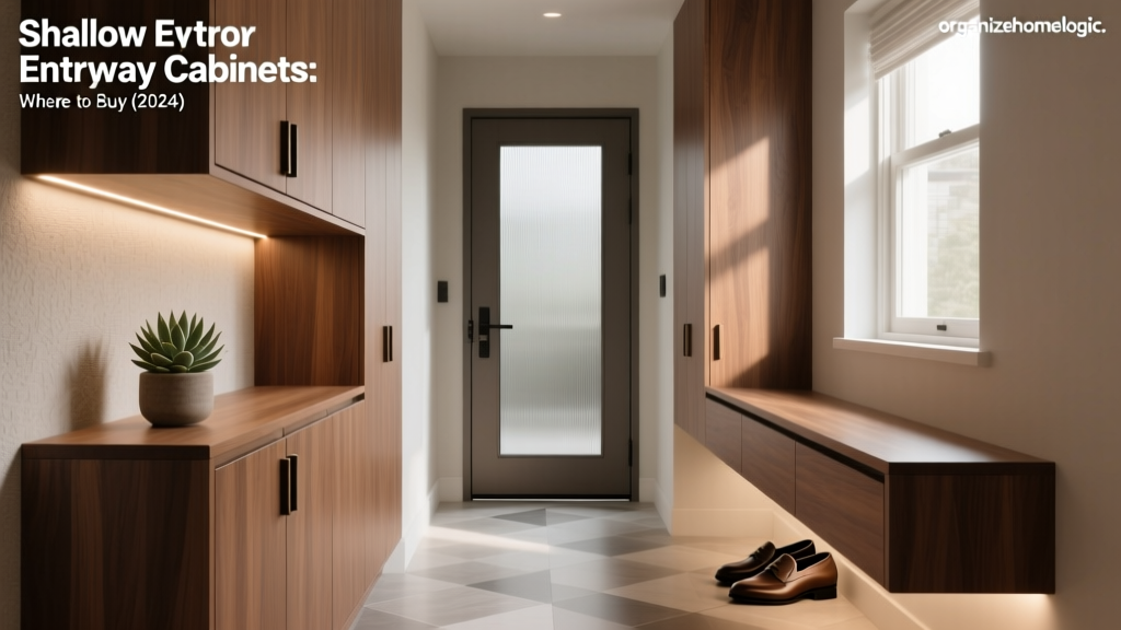 Shallow Entryway Cabinets: Where to Buy (2024)