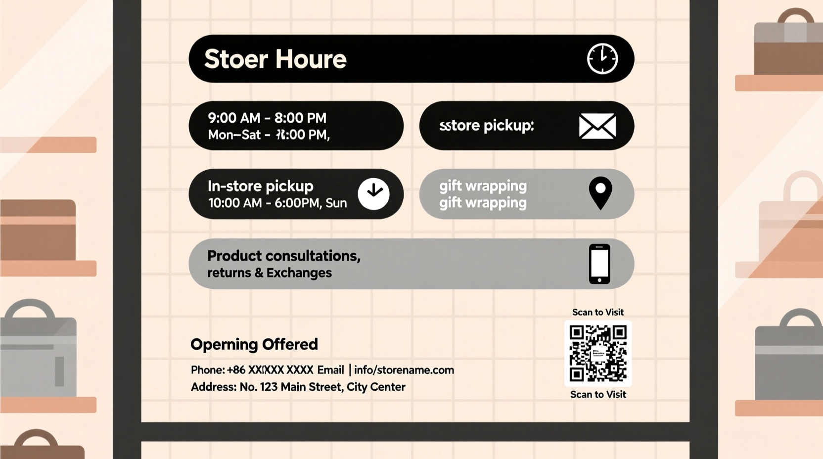 store information faq