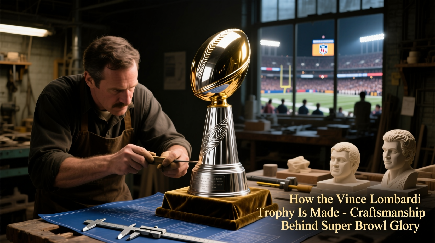 vince lombardi trophy making of 6