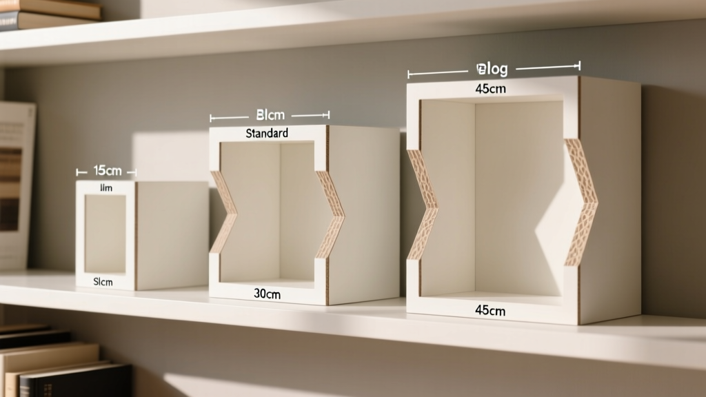 Modular Bookshelf Inserts for Odd-Width Bookcases (37", 4...