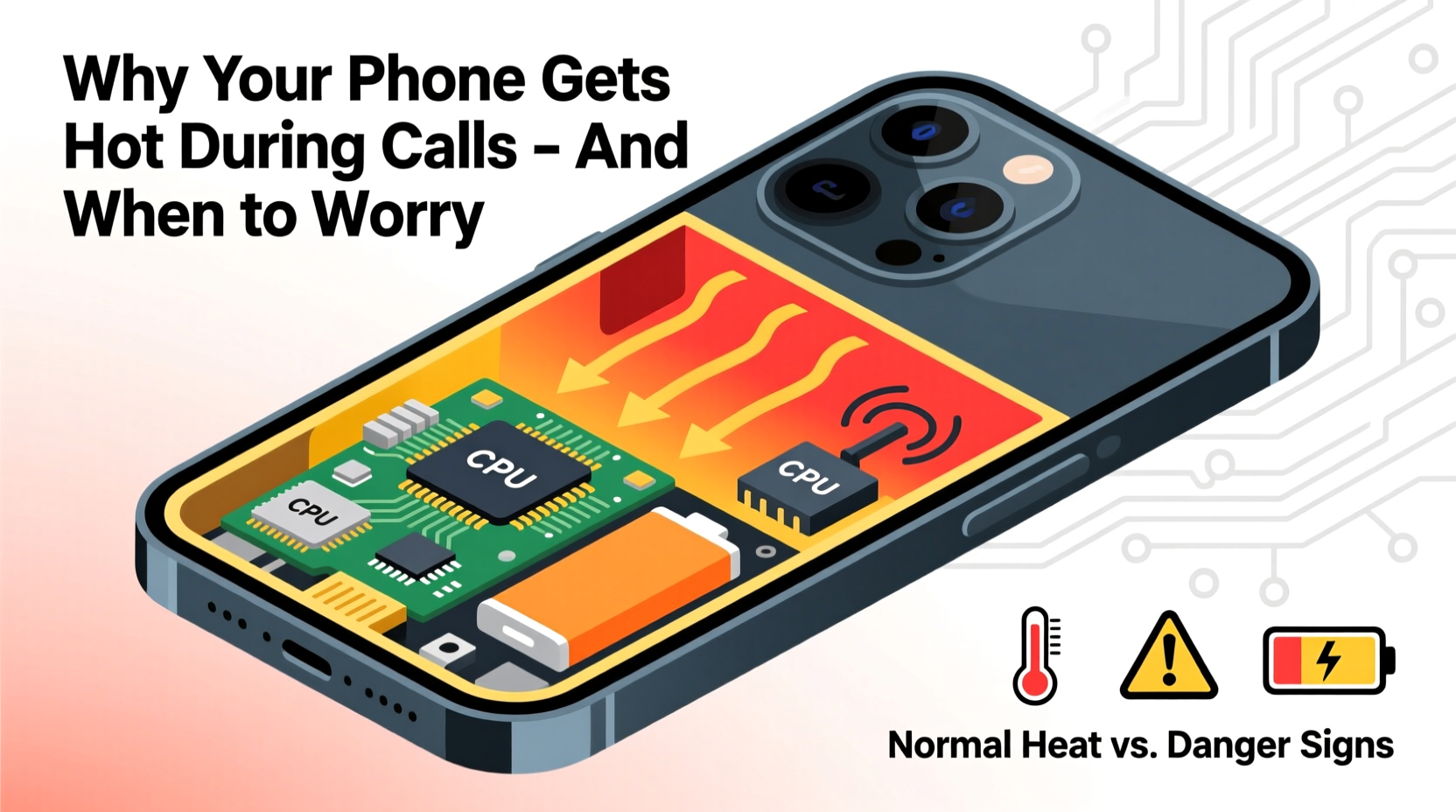 why does my phone get hot during calls and when to worry