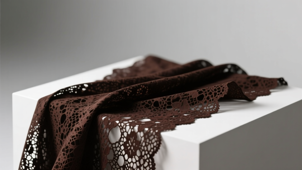 Dark Brown Lace Fabric: Technical Guide for Designers