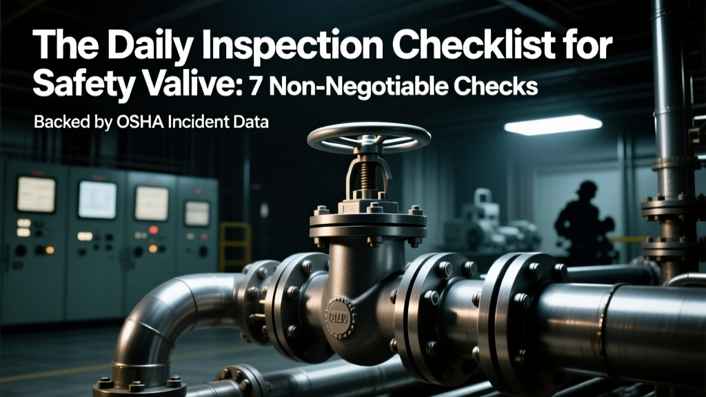 Safety Valve Daily Inspection: 7 OSHA-Backed Checks