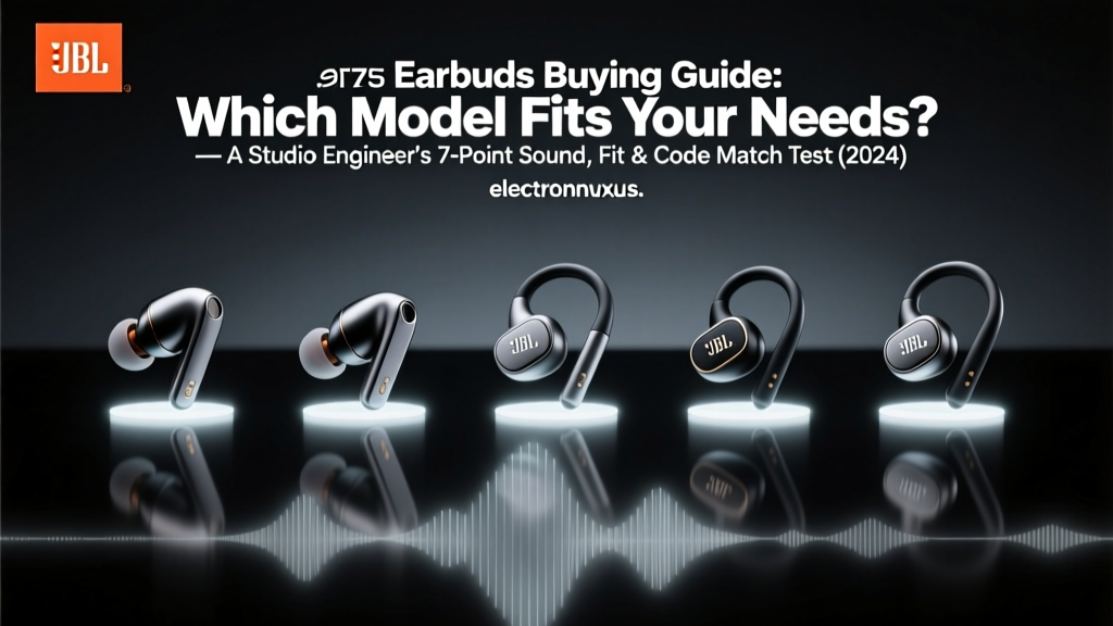 JBL Earbuds Buying Guide: Which Model Fits Your Needs? — A Studio Engineer’s 7-Point Sound, Fit & Codec Match Test (2024)