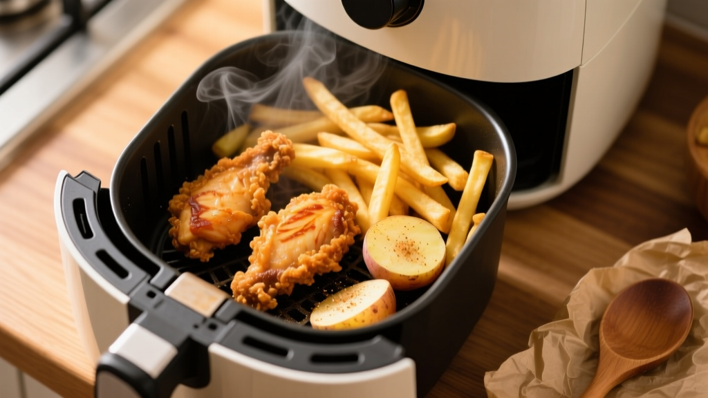 Chicken Fingers & Fries Together in Air Fryer?