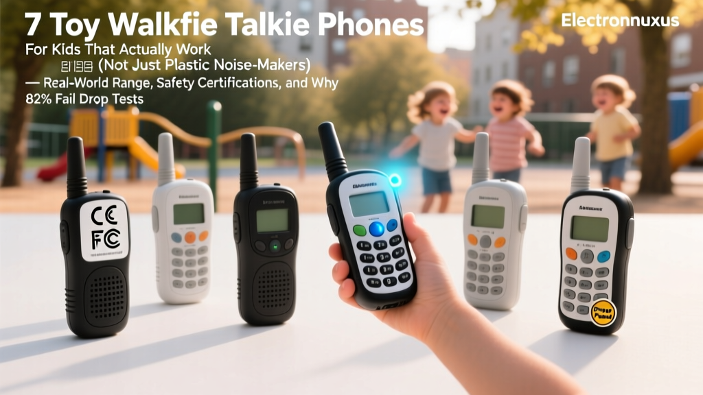 7 Toy Walkie Talkie Phones For Kids That Actually Work (Not Just Plastic Noise-Makers) — Real-World Range, Safety Certifications, and Why 82% Fail Drop Tests