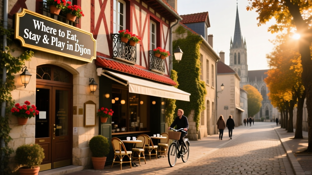 Where To Eat, Stay, and Play in Dijon, France: A Practical Hospitality Guide