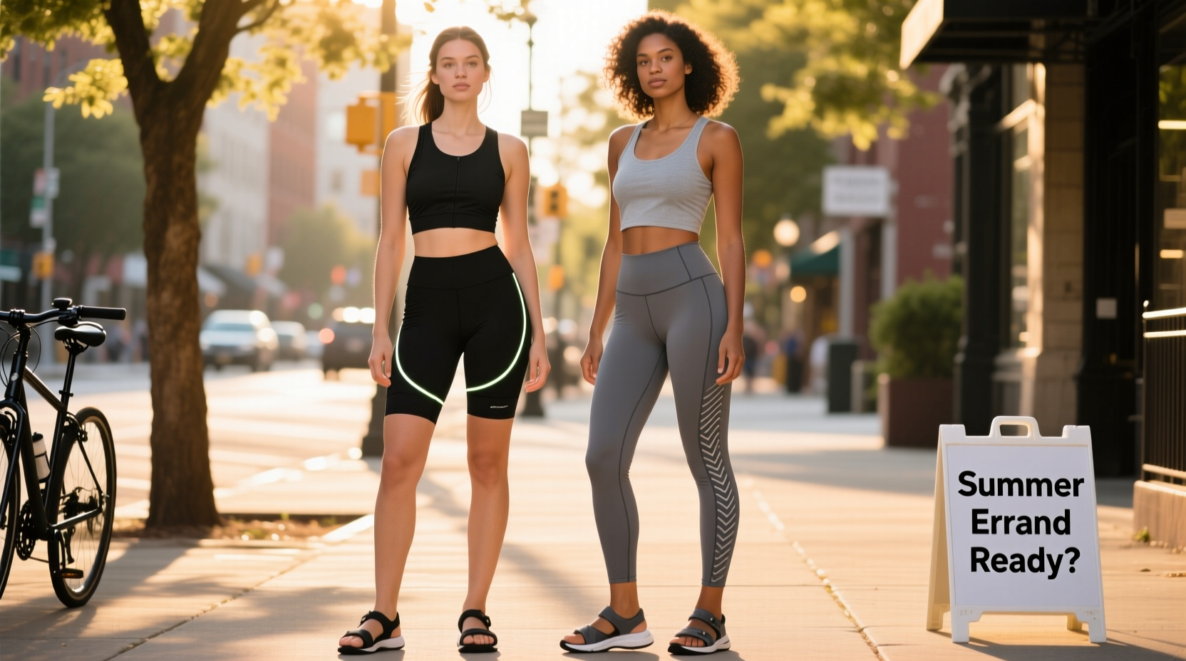 bike shorts vs leggings which is better for running errands in summer
