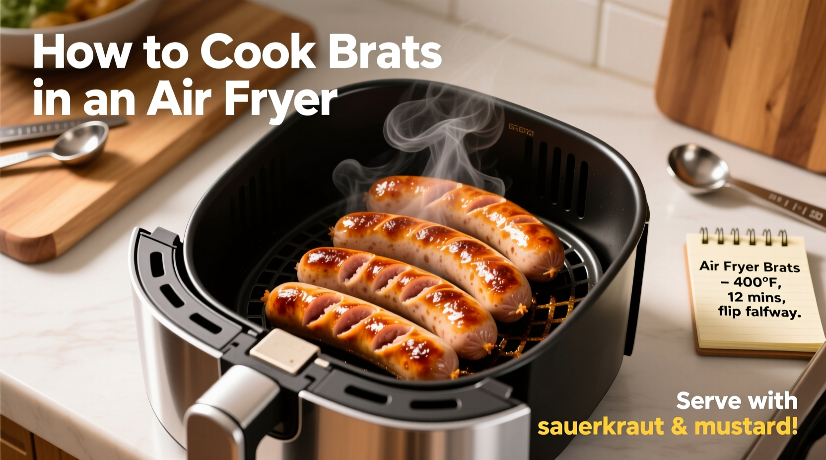 how to cook brats in an air fryer