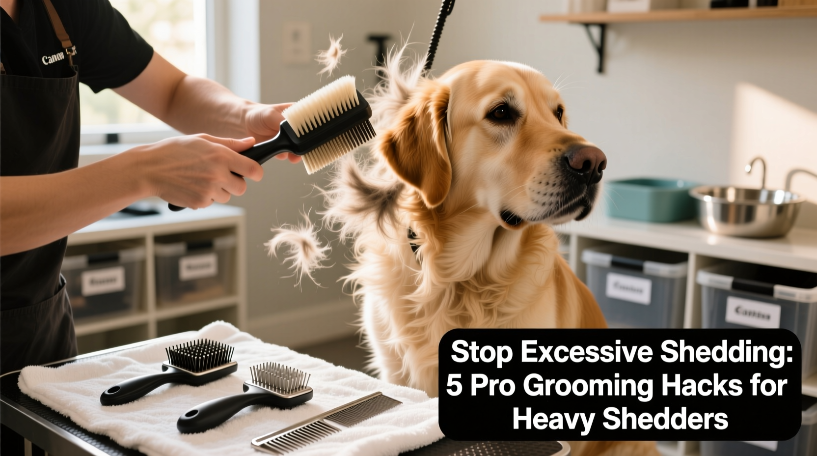 how to stop excessive shedding in dogs grooming hacks for heavy shedders