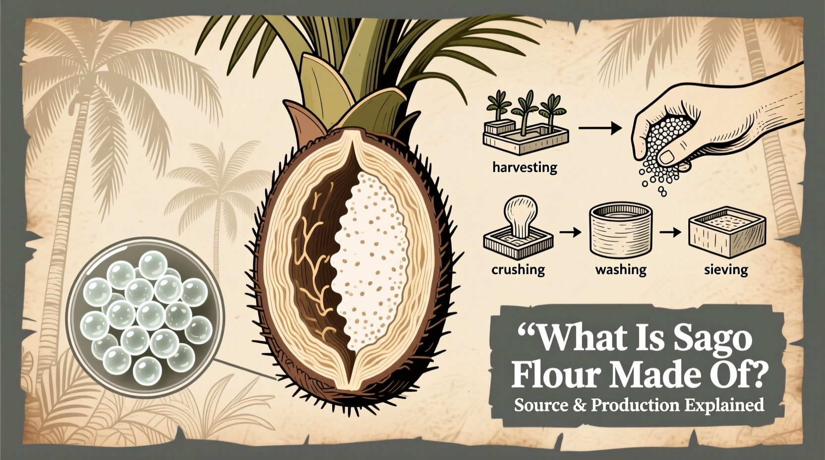 Sago Flour: 3 Key Sources Explained | TheHomeSprouts