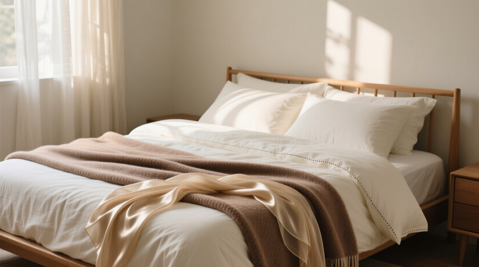 is it okay to mix different bedding materials for texture and comfort