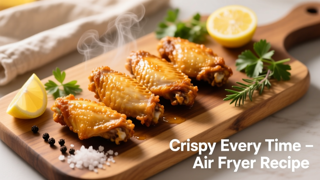 Crispy Pre-Cooked Wings in Air Fryer (Easy & Safe)