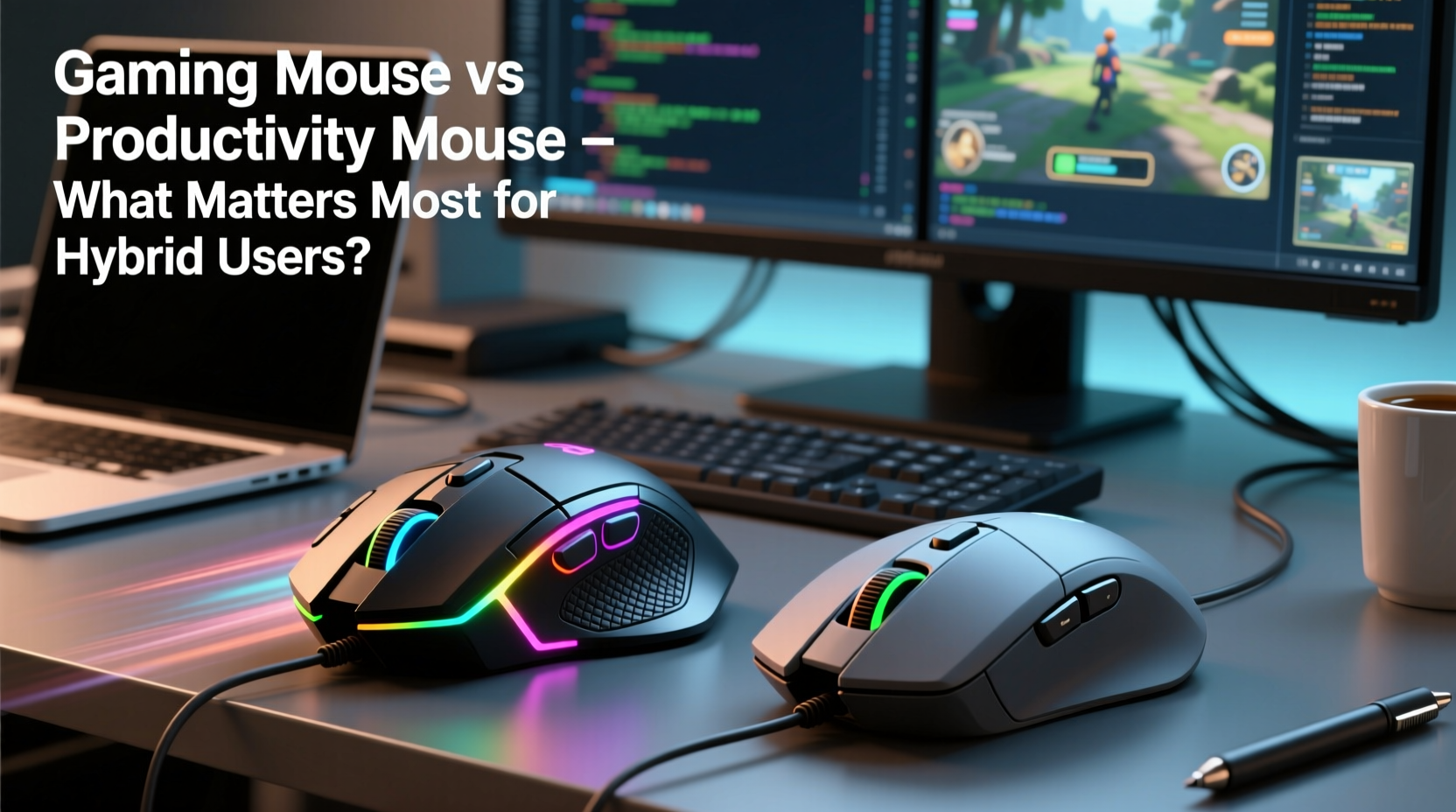 gaming mouse vs productivity mouse which features matter most for hybrid users