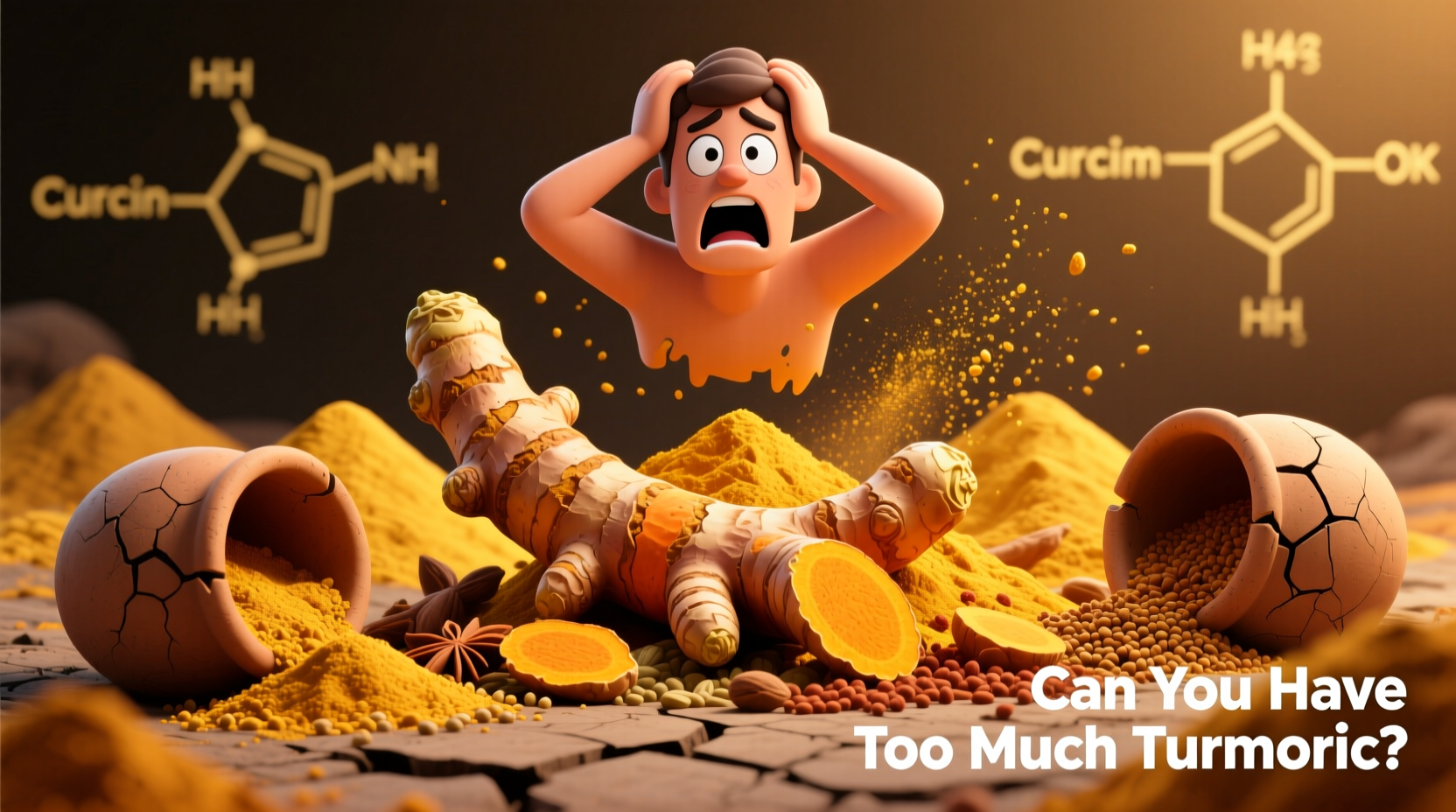 Zu viel Kurkuma? Sicherheitsgrenzen & Gesundheitsrisiken