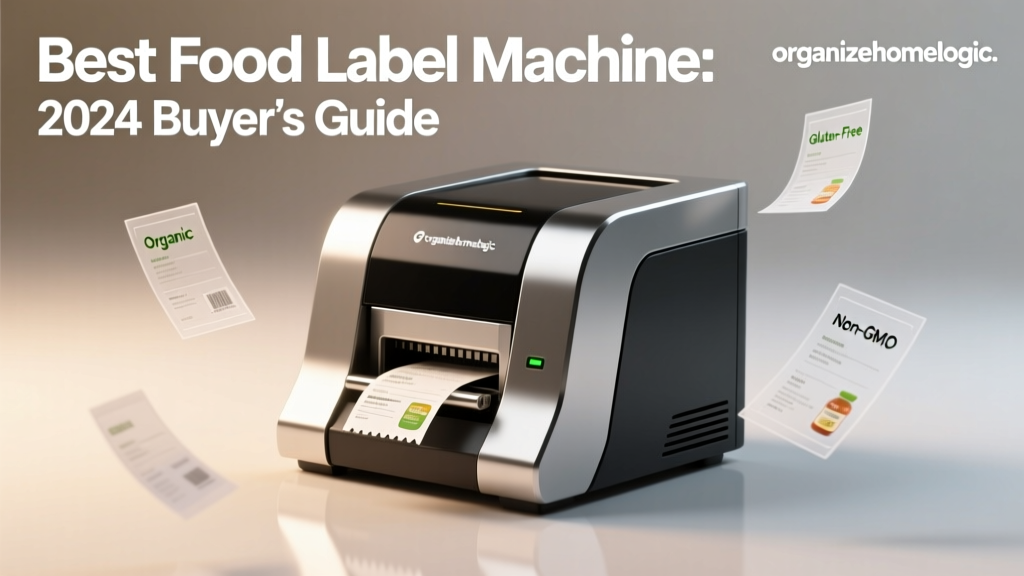 Best Food Label Machine: 2024 Buyer's Guide