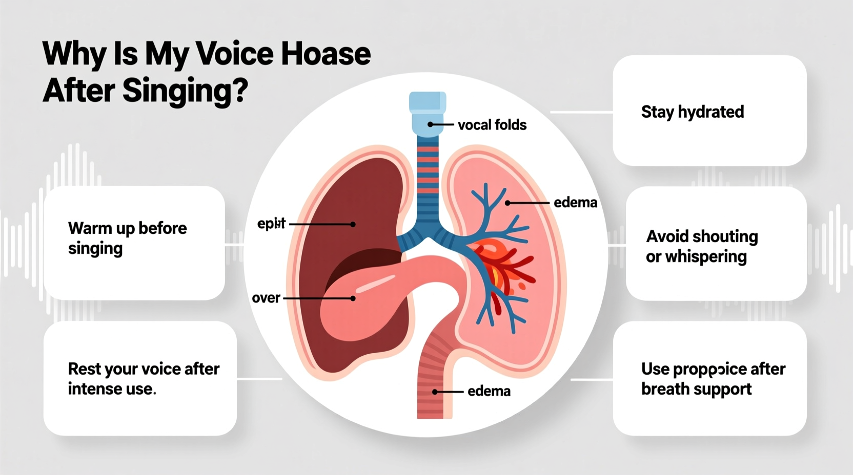 why is my voice hoarse after singing vocal care tips
