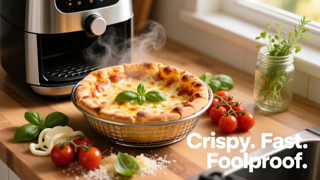 Air Fryer Premade Crust Pizza: Crispy, Fast & Foolproof