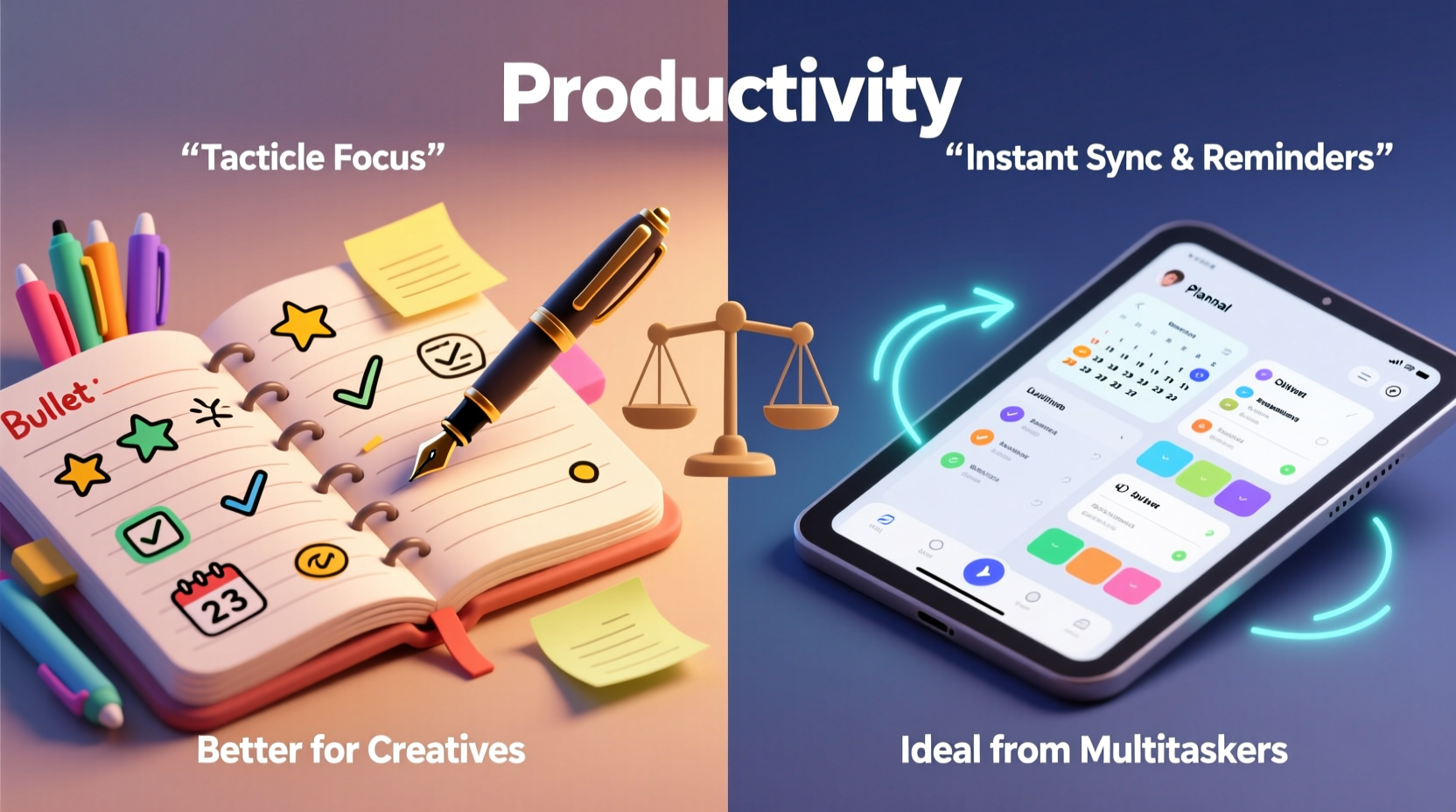 bullet journaling vs digital planning which one actually boosts productivity