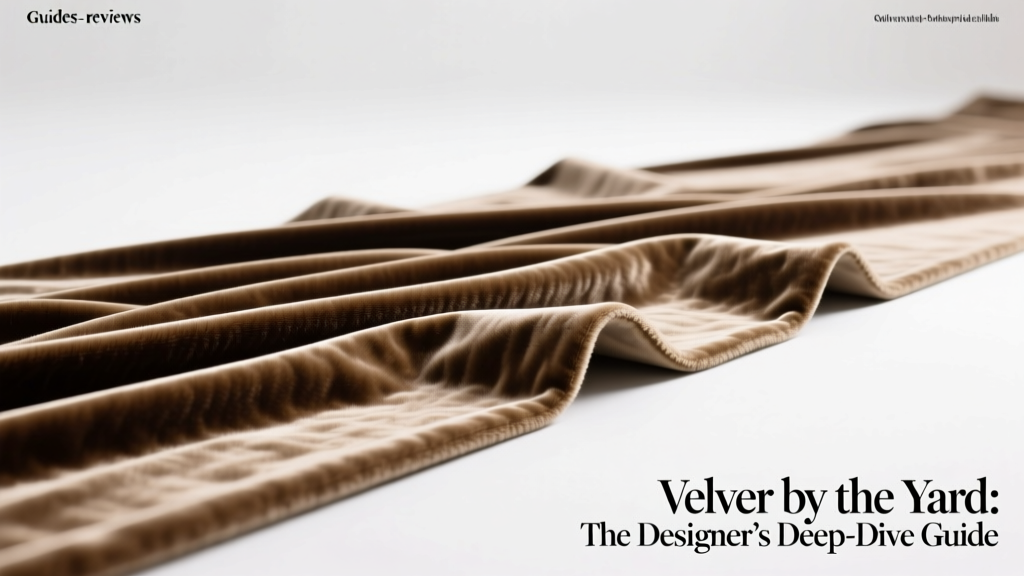 Velour by the Yard: The Designer’s Deep-Dive Guide