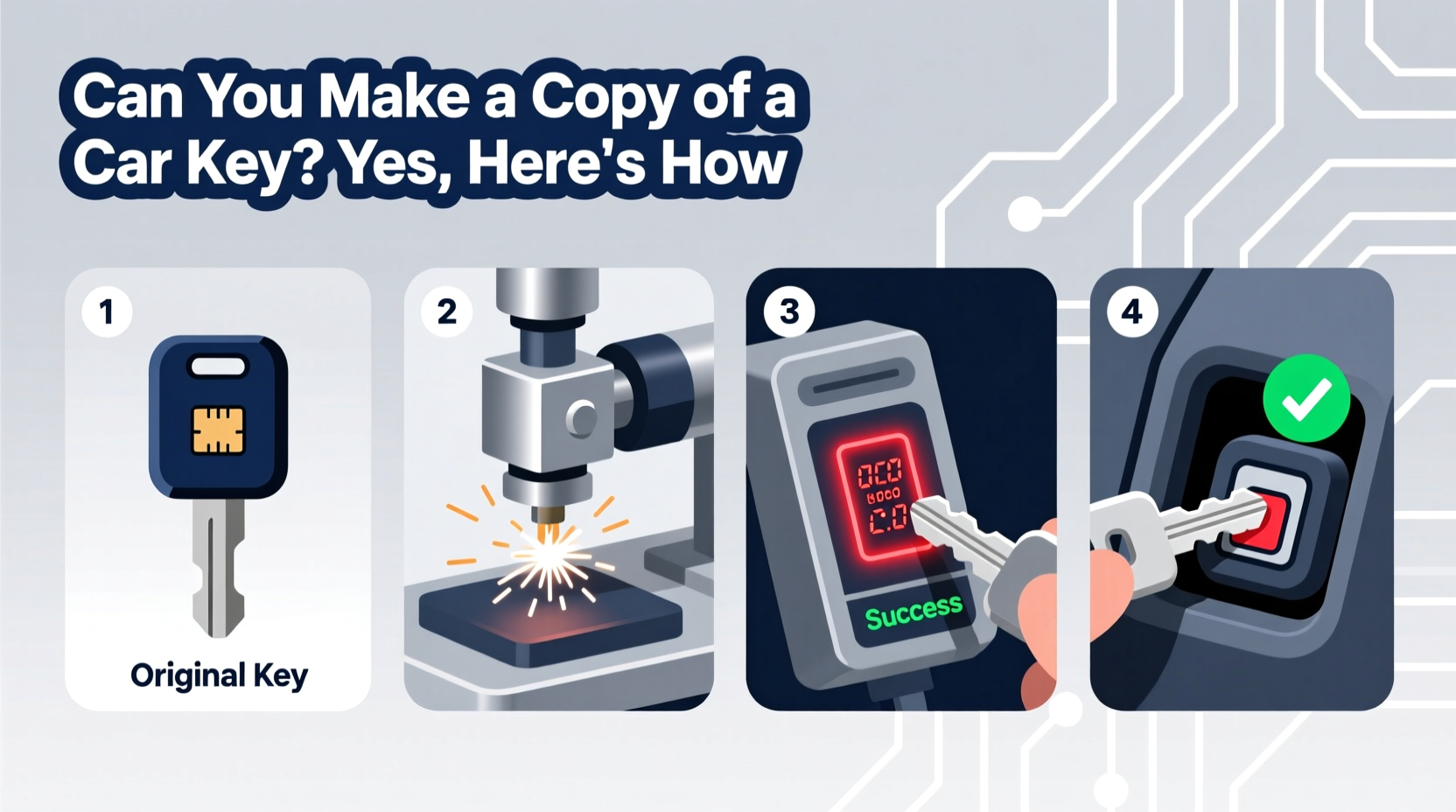 can you make a copy of a car key