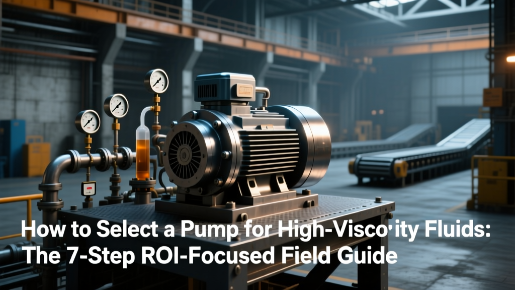 High-Viscosity Pump Selection: 7-Step ROI Guide