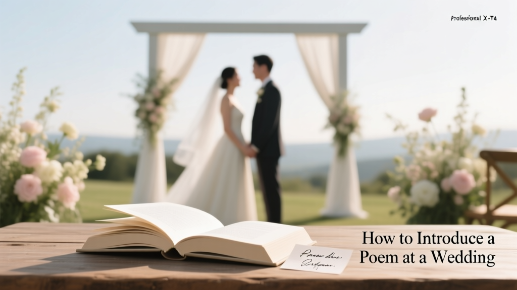 How to Introduce a Poem at a Wedding (2026)