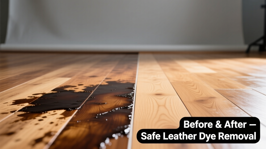How to Remove Leather Dye from Hardwood Floors Safely