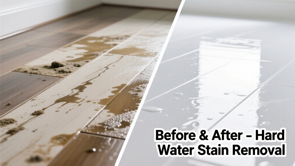 How to Remove Hard Water Stain from Vinyl Flooring