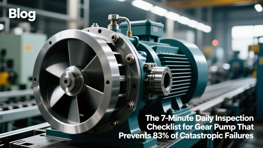7-Minute Gear Pump Inspection Checklist