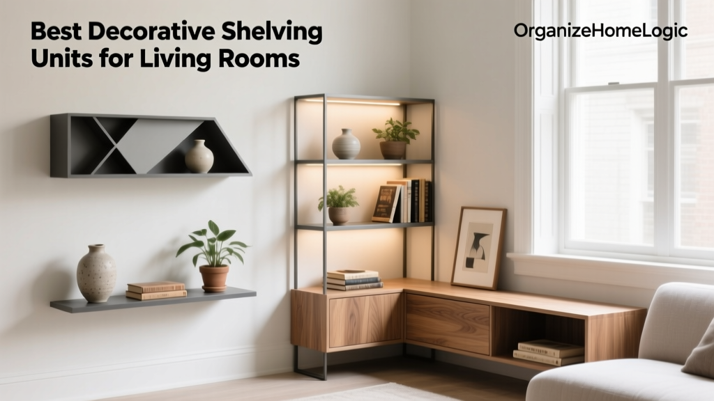 Best Decorative Shelving Units for Living Rooms