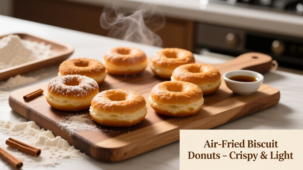 Air Fried Biscuit Donuts: Crispy, Light & Budget-Friendly