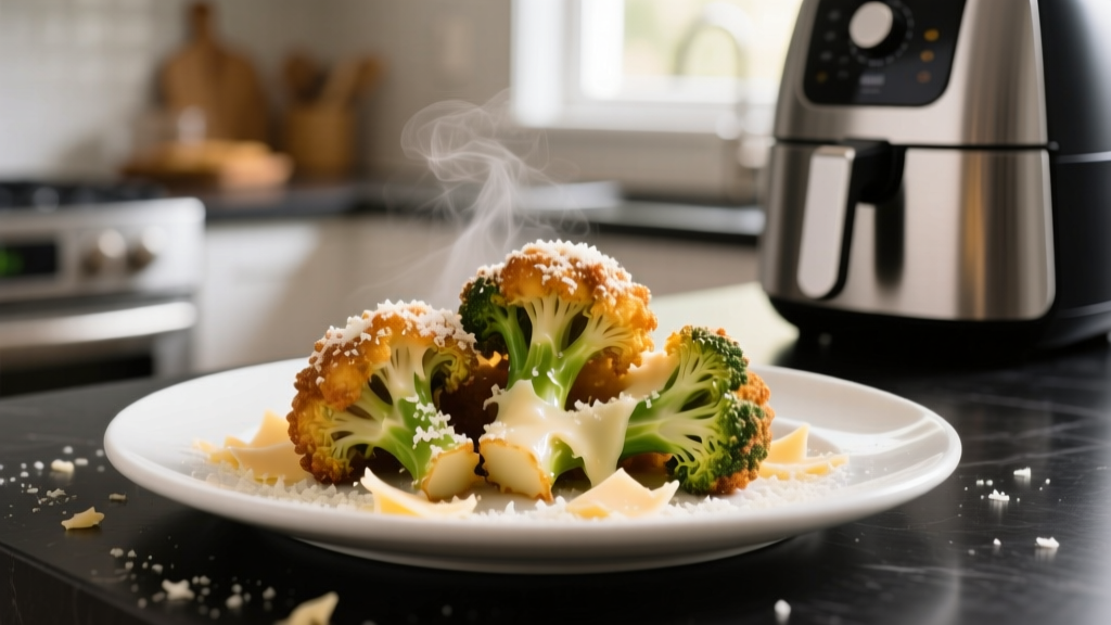 Air Fryer Parmesan Broccoli: Crispy, Cheesy & Oil-Light