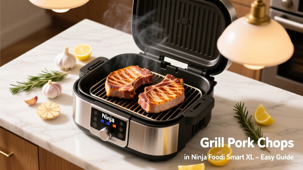 Grill Pork Chops in Ninja Foodi Smart XL (Easy Guide)