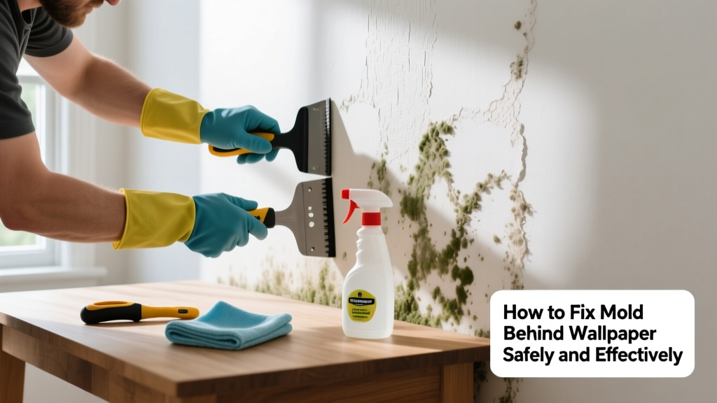 How to Fix Mold Behind Wallpaper Safely and Effectively