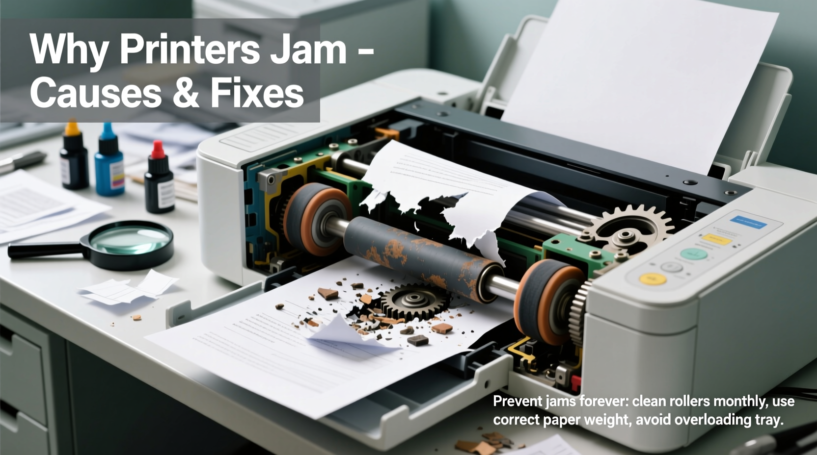 why does my printer keep jamming and how to prevent it for good