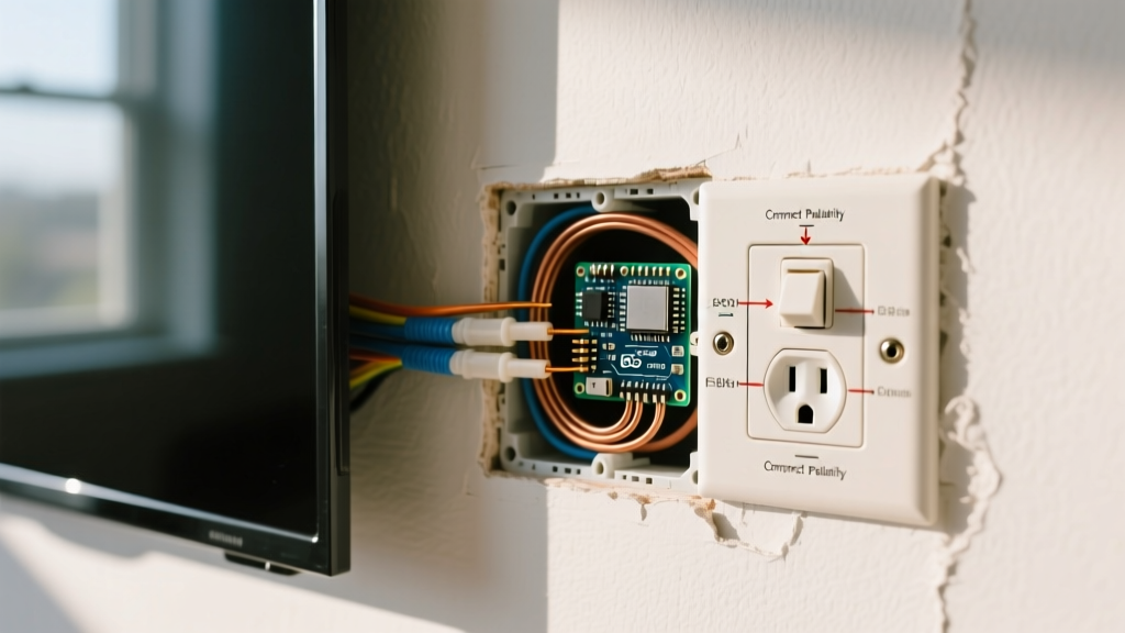 How to Install a Concealed Electrical Outlet Behind a TV