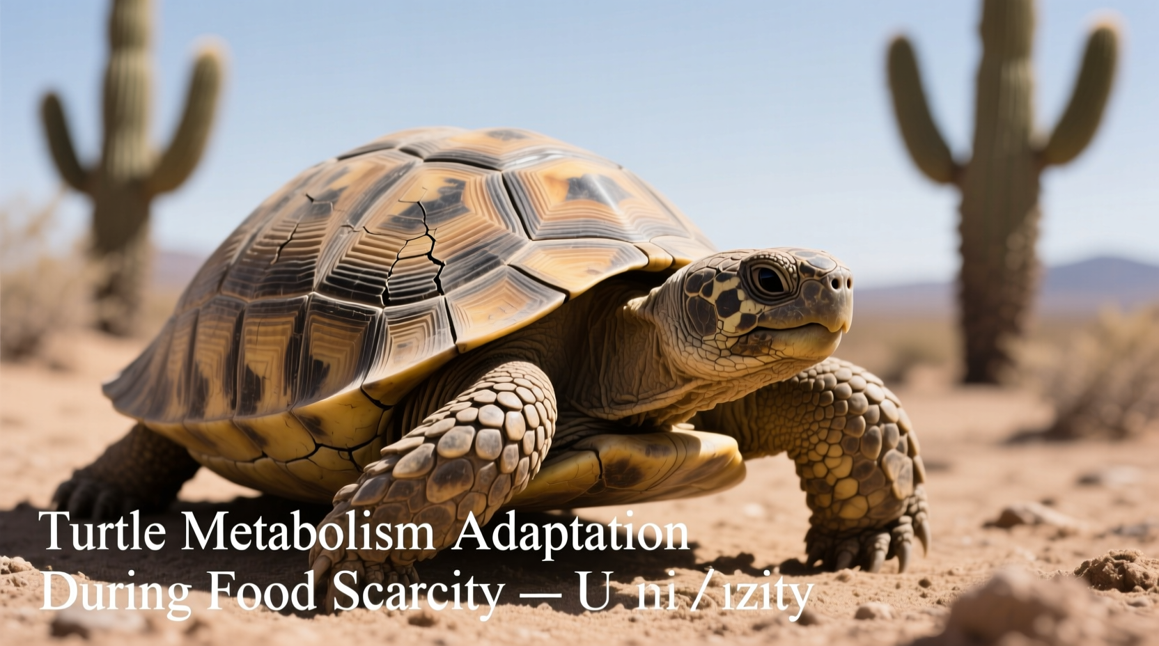 Turtle metabolism adaptation during food scarcity