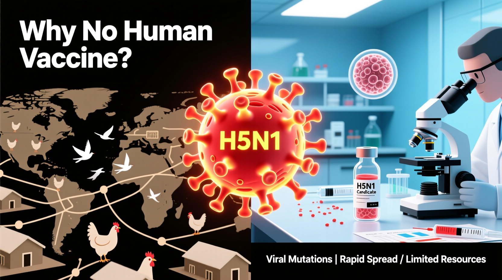 why is there no vaccine for bird flu