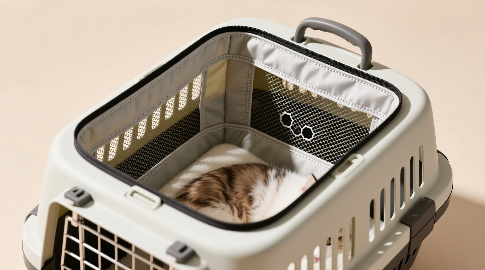 how to clean pet carrier liners without stretching mesh