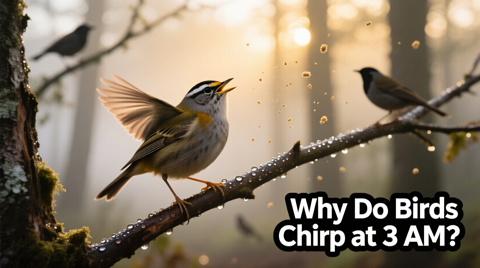 why do birds chirp at 3am understanding dawn chorus