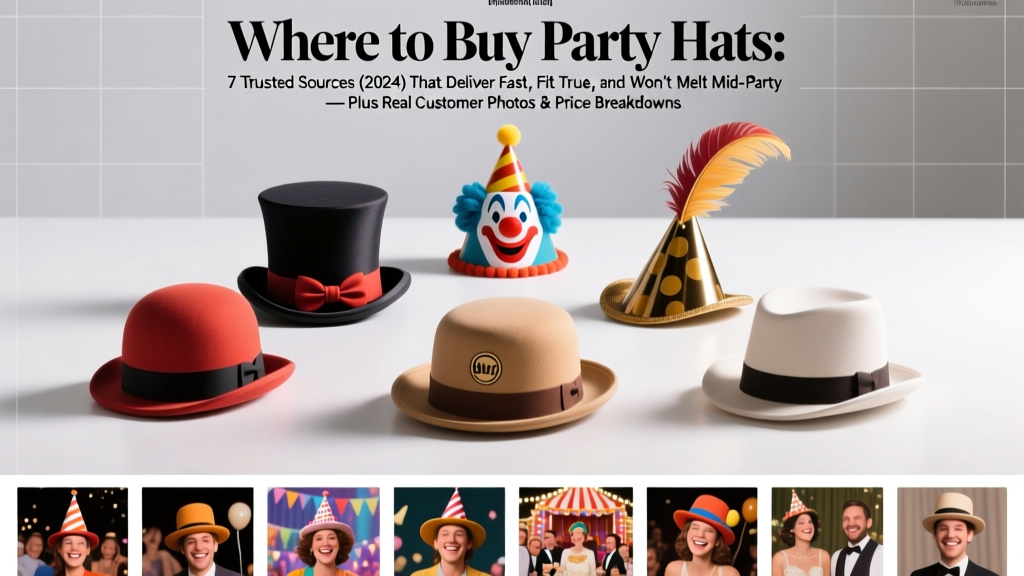 Where to Buy Party Hats (2026) — Tested & Trusted
