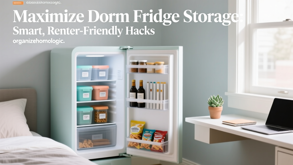 Maximize Dorm Fridge Storage: Smart, Renter-Friendly Hacks