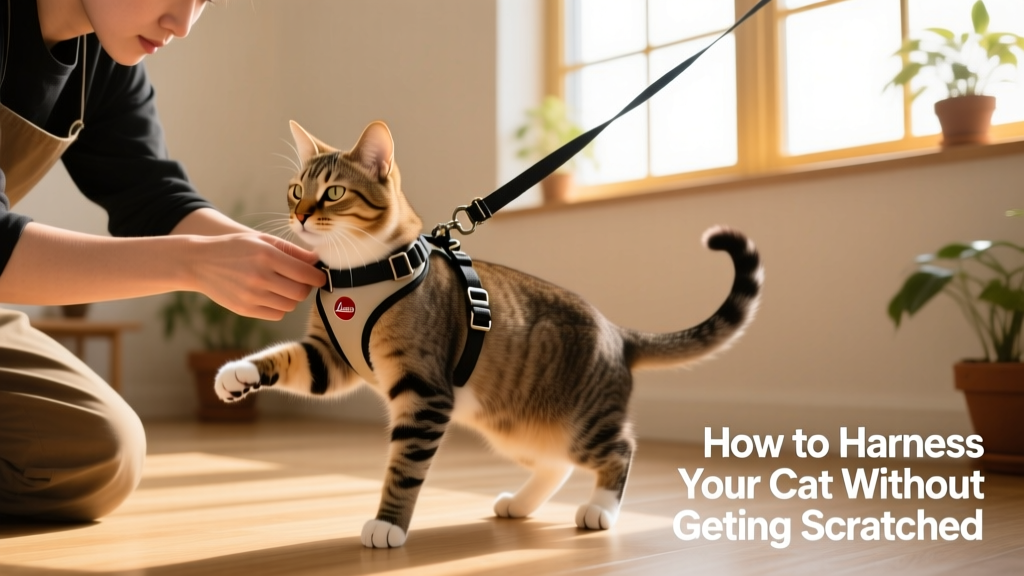 How to Put a Harness on a Cat (Without Getting Mauled)