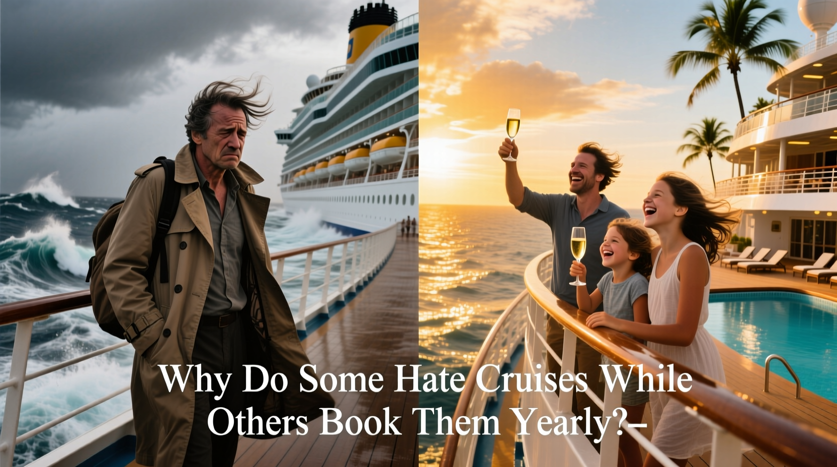 why do some people hate cruises while others book them yearly